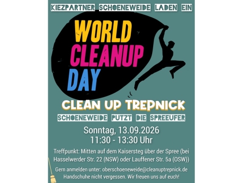 World Cleanup Day - Putz der Spreeufer